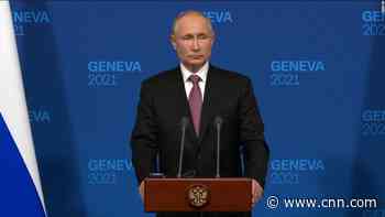 Putin faces question about cyber attacks against the US