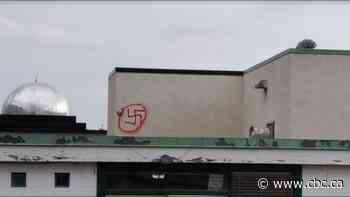 Edmonton mosque vandalized with painted swastika