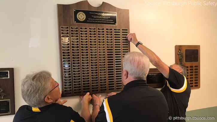 Pittsburgh Firefighters Unveil Plaque Memorializing Their Fallen Brothers And Sisters