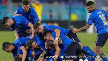 Italien nach Sieg gegen die Schweiz im EM-Achtelfinale