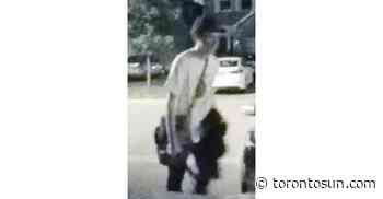Durham cops release image of suspect in Ajax tire slashing - Toronto Sun