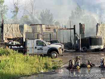 Riga construction and landscaping company&rsquo;s building ruled total loss after fire