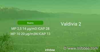 Calidad del aire en Valdivia 2 de hoy 16 de junio de 2021 - Condición del aire ICAP - infobae