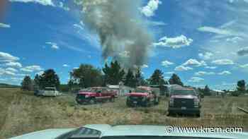 House fire in Medical Lake closes lanes of SR 902 - KREM.com