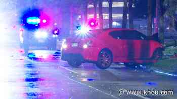 Shots were fired inside car just before rollover crash in Medical Center, witnesses tell HPD - KHOU.com