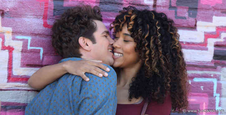 Andrew Garfield & Alexandra Shipp Film Kissing Scene for 'tick, tick...BOOM!' in NYC