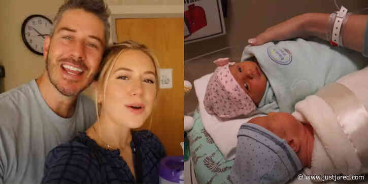 Arie Luyendyk, Jr. & Lauren Burnham Share Update On Newborn Twins Including Baby Boy's Name!