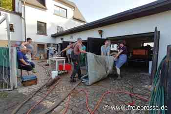 Unwetter flutet Heinsdorfer Grundstück gleich zweimal - Freie Presse