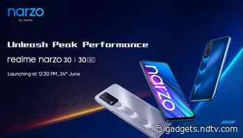 Realme Narzo 30 5G, Realme Narzo 30, 32-Inch Realme Smart TV India Launch Date Set for June 24, CEO Confirms