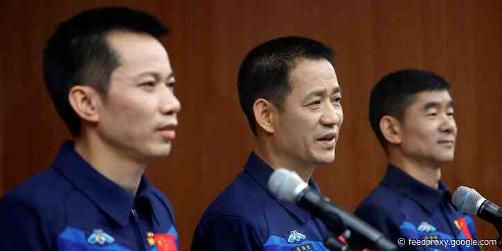 Watch China launch 3 taikonauts to its new space station on Wednesday night - the country's first human spaceflight in 5 years