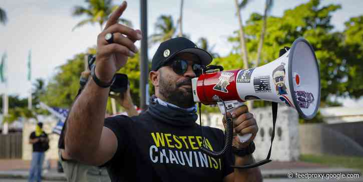 Proud Boys leader Enrique Tarrio says he started selling Black Lives Matter and anti-Trump T-shirts after card-processing companies refused to work with his other businesses