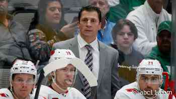 Carolina Hurricanes agree to 3-year extension for head coach Rod Brind'Amour