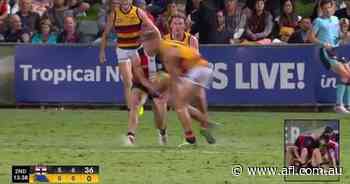 Match Review: Crow to face Tribunal for 'ungraded' incident - AFL