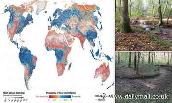 More than HALF of Earth's rivers and streams stop flowing periodically, study finds 