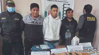 Policía captura a tres presuntos delincuentes en Trujillo - LaRepública.pe