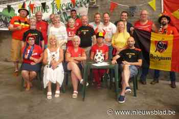 Oudestraat geniet in Rode Duivels outfit van EK op groot scherm