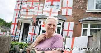 Gran from Burnage decorates her entire house in England flags
