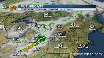Yellow Alert for possible isolated strong storms Friday