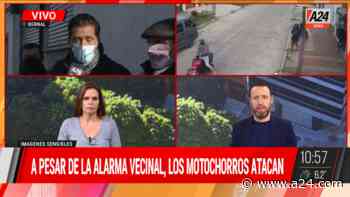 Inseguridad: ola de robos motochorros en Bernal - A24.com