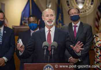 GOP election bill sponsor takes case to Wolf news conference