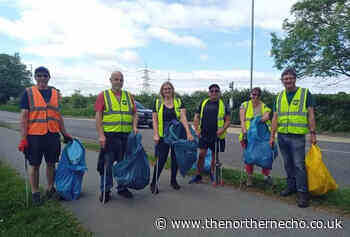The litter pickers who are joining forces to clean up County Durham's roads - The Northern Echo