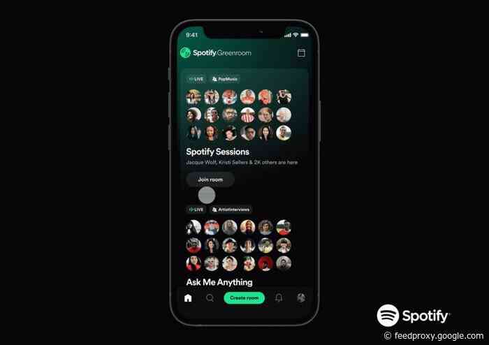 Spotify launches Greenroom, a new live interactive audio space