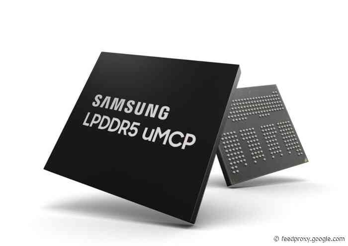Samsung launches new LPDDR5 uMCP Multichip package