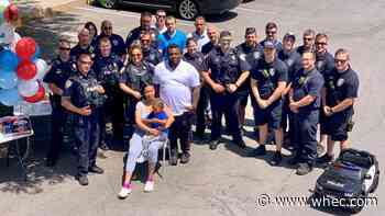 Irondequoit Police Department celebrates crash survivors' recovery
