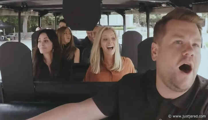 'Friends' Cast Does Carpool Karaoke with James Corden - Watch Now!