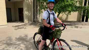 Saskatoon man to bike 2000 km to help get wheelchairs to Ukraine - CTV News Saskatoon