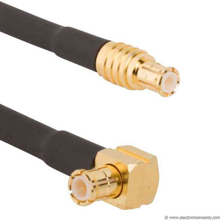Amphenol RF adds cable assembly options to MCX series