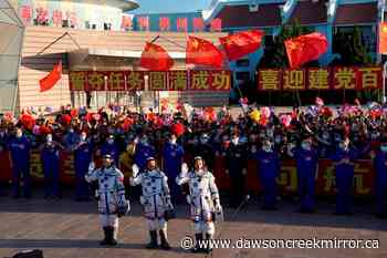 China launches first three-man crew to new space station - Dawson Creek Mirror