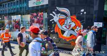 A Looney Tunes art trail has arrived in Manchester