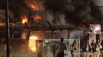 Houston's shuttered Firehouse Saloon burns to the ground - Chron