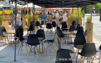 Lommel: Gezamenlijk terras toont solidariteit onder Lommelse horeca (17 juni 2021) - Limburgnieuws.be