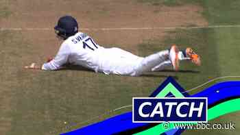 England v India: 'What a catch!' Beaumont dismissed by sensational diving effort