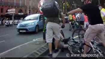 Toulouse : un livreur d'Uber Eats agresse un cycliste qui manifestait - LaDepeche.fr