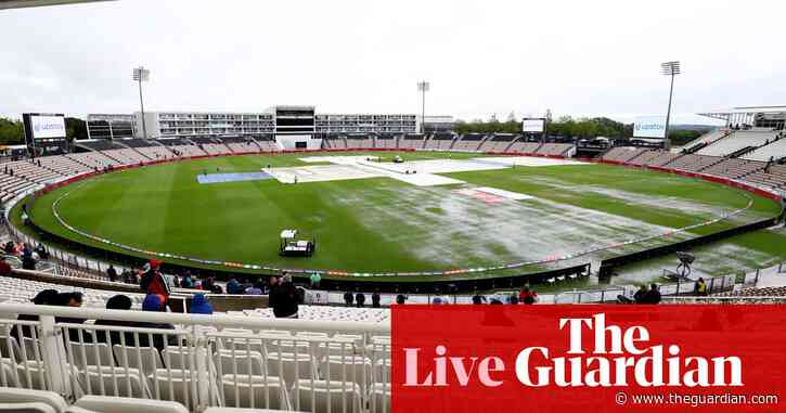 India v New Zealand: World Test Championship final, day one abandoned –as it happened