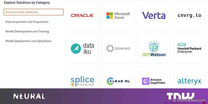 This nifty online guide compares AI/ML tools and platforms