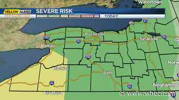 Yellow Alert: Local thundery downpours with isolated strong to severe storms possible