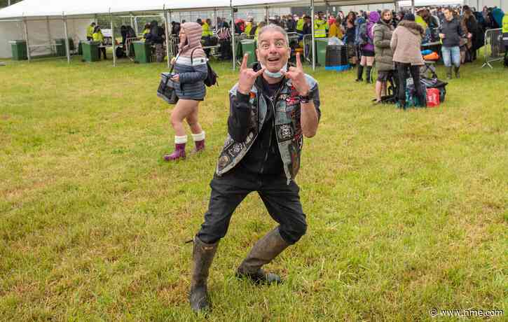 Punters arrive to rainy Download Pilot for first UK camping festival since pandemic