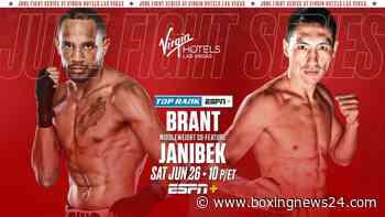 Rob Brant battles Janibek Alimkhanuly on June 26th