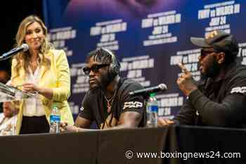 Deontay Wilder eyeing Joshua next after he disposes of Fury on July 24th