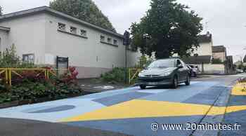 Rennes : Une fresque artistique pour faire ralentir les automobilistes devant l’école - 20 Minutes