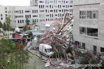 Antwerpse basisschool in opbouw stort deels in: vijf mensen vermist, één dode