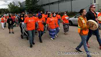 'It takes everybody': Saskatoon students, staff walk for reconciliation