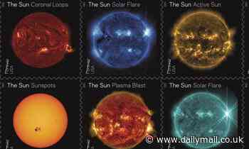 New US Post Office stamps honor discoveries made by NASA's Solar Dynamics Observatory since 2011 