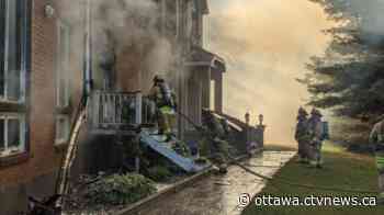 Major fire damages home along the Rideau River in Manotick - CTV News Ottawa