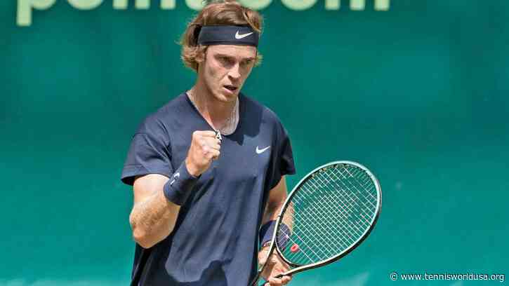 Andrey Rublev 'thrilled' after making maiden Halle semifinal
