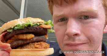 Man makes whopping burger using meals from McDonald's, KFC and Subway - Berkshire Live
